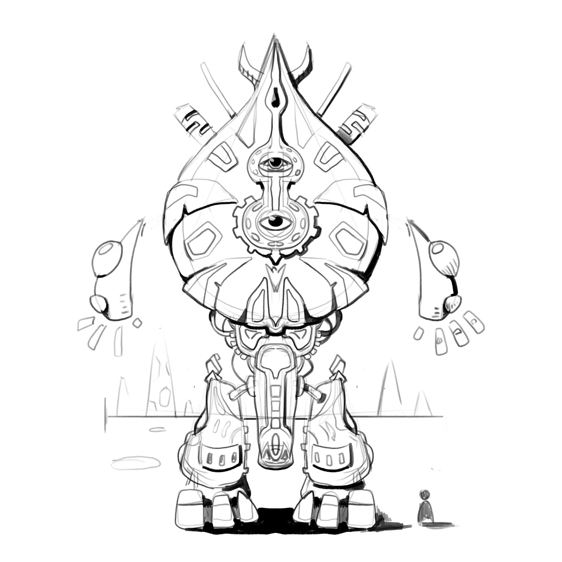 Bocetos de personajes