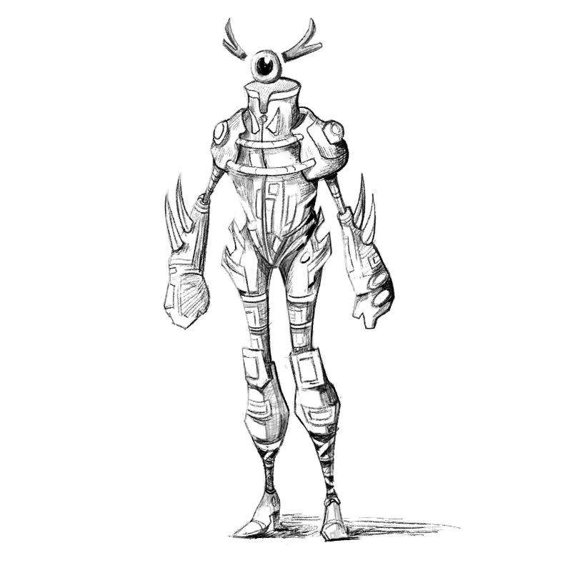 Bocetos de personajes