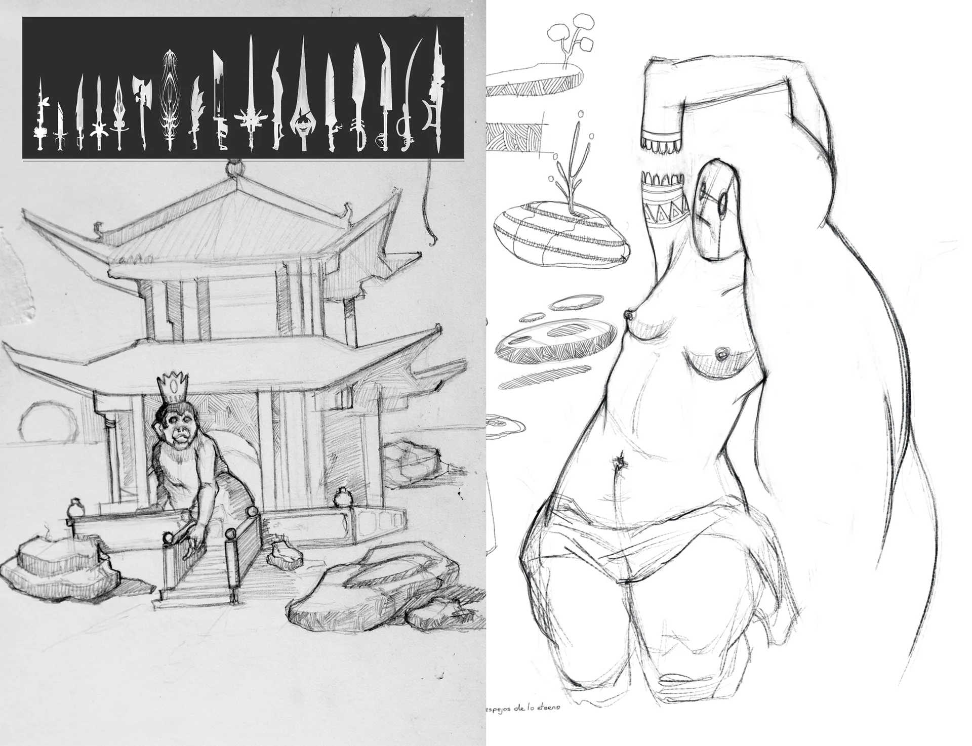 Bocetos de ilustración