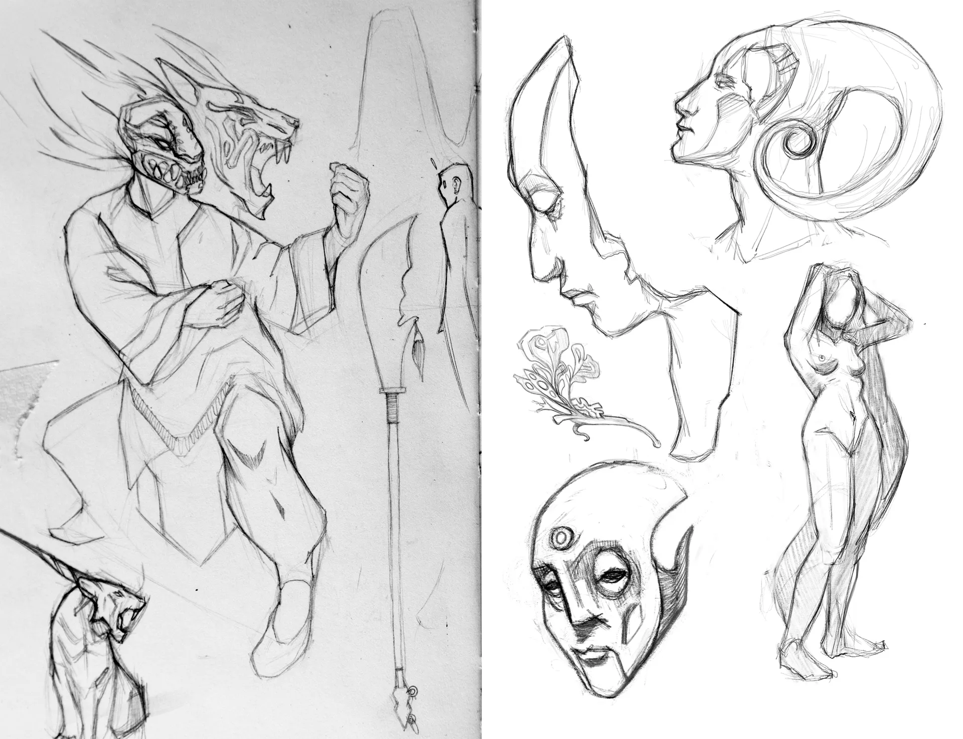 Bocetos de ilustración