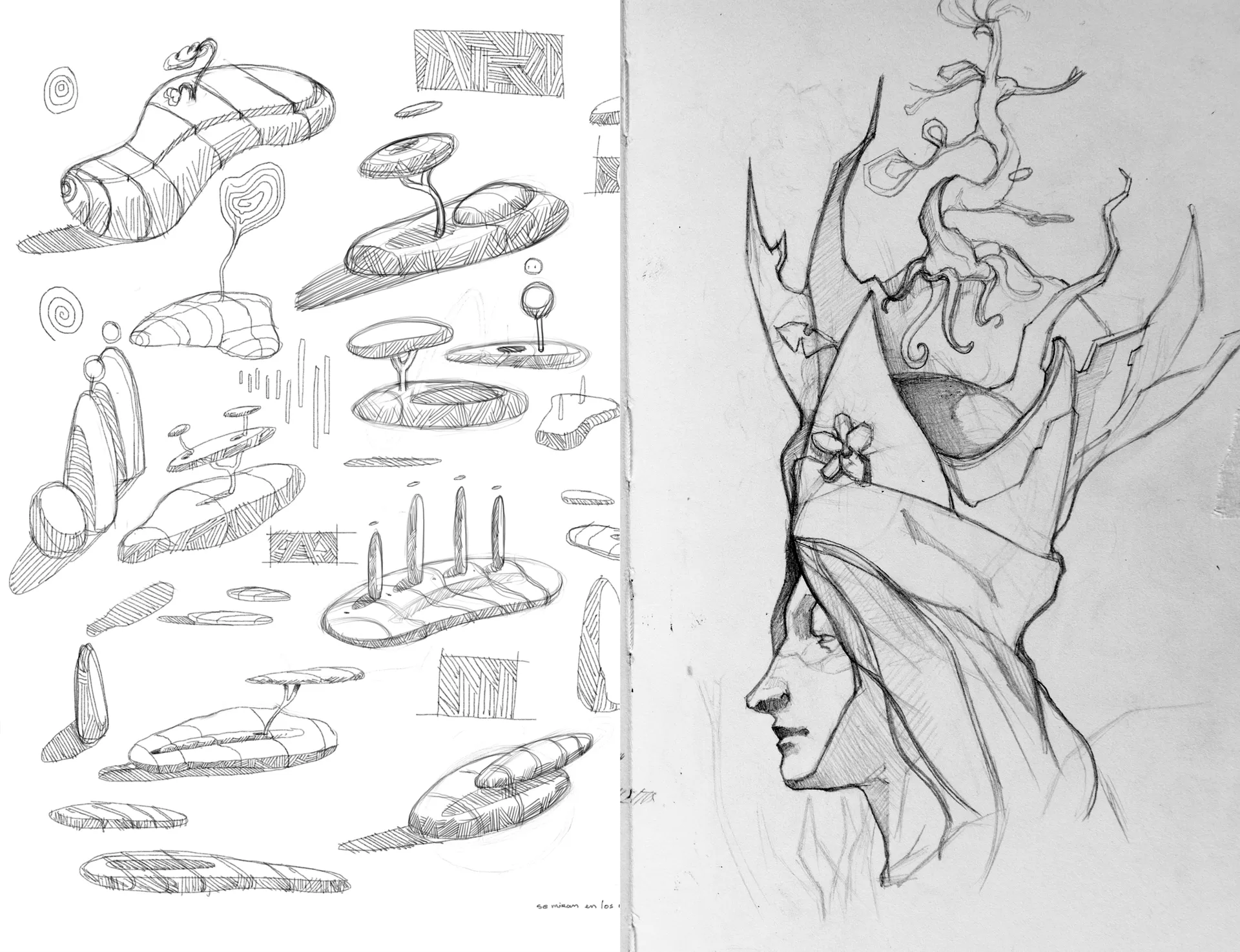Bocetos de ilustración