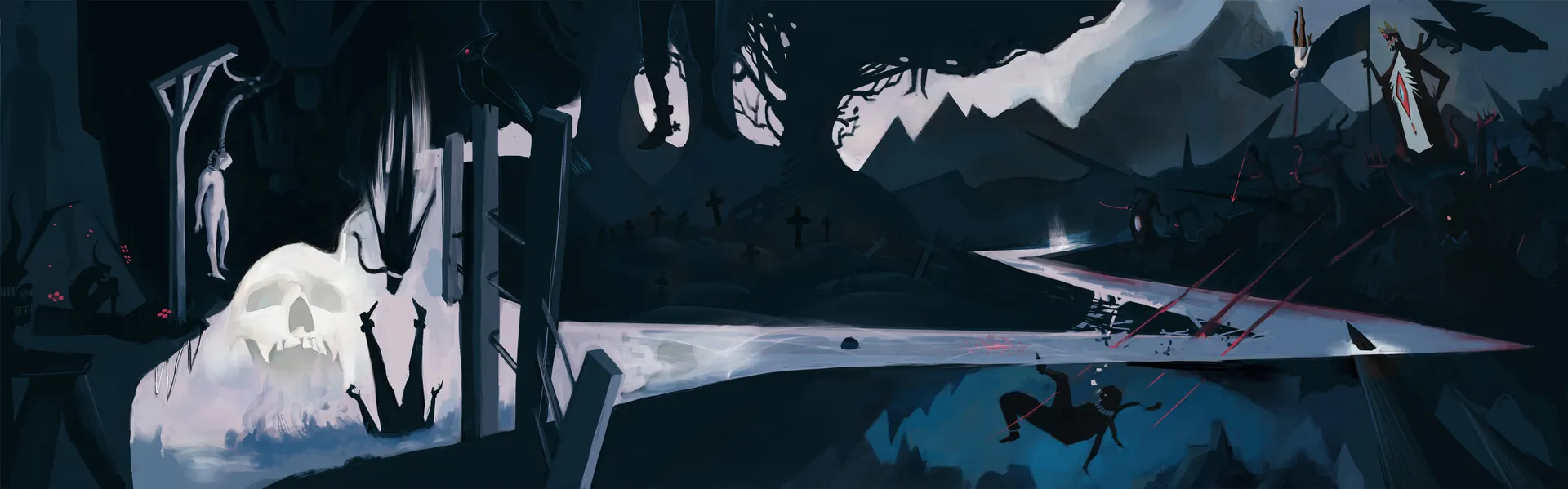Arte para videos de letras - Demon's Quest Band