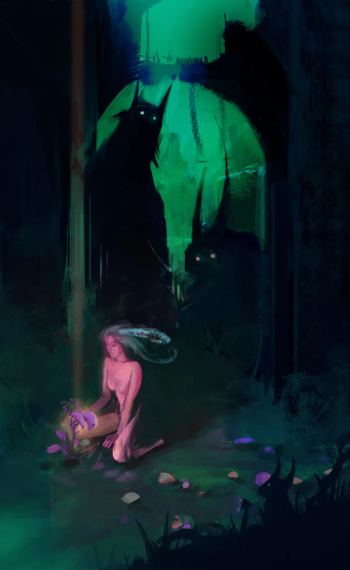 Ilustraciones de arte fantástico