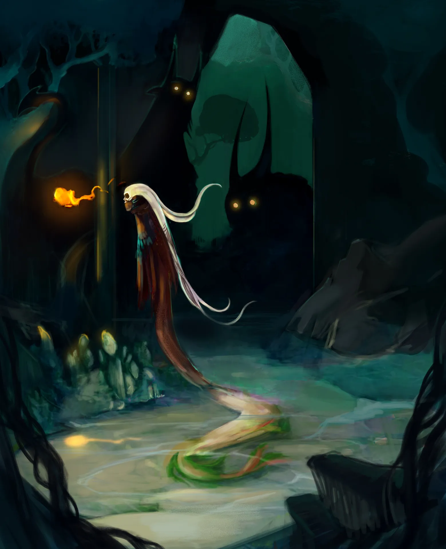 Ilustraciones de arte fantástico