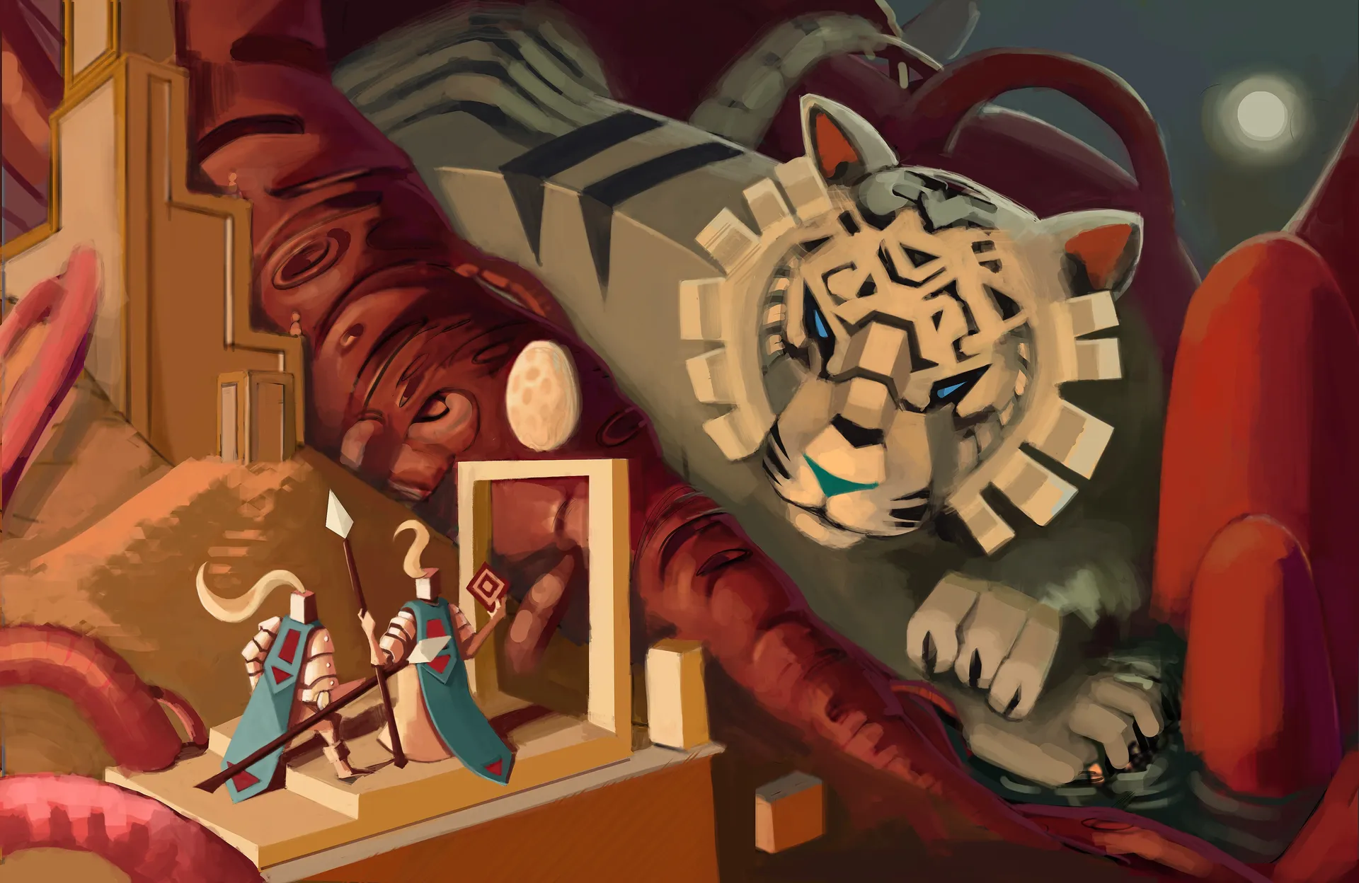 Ilustraciones de arte fantástico