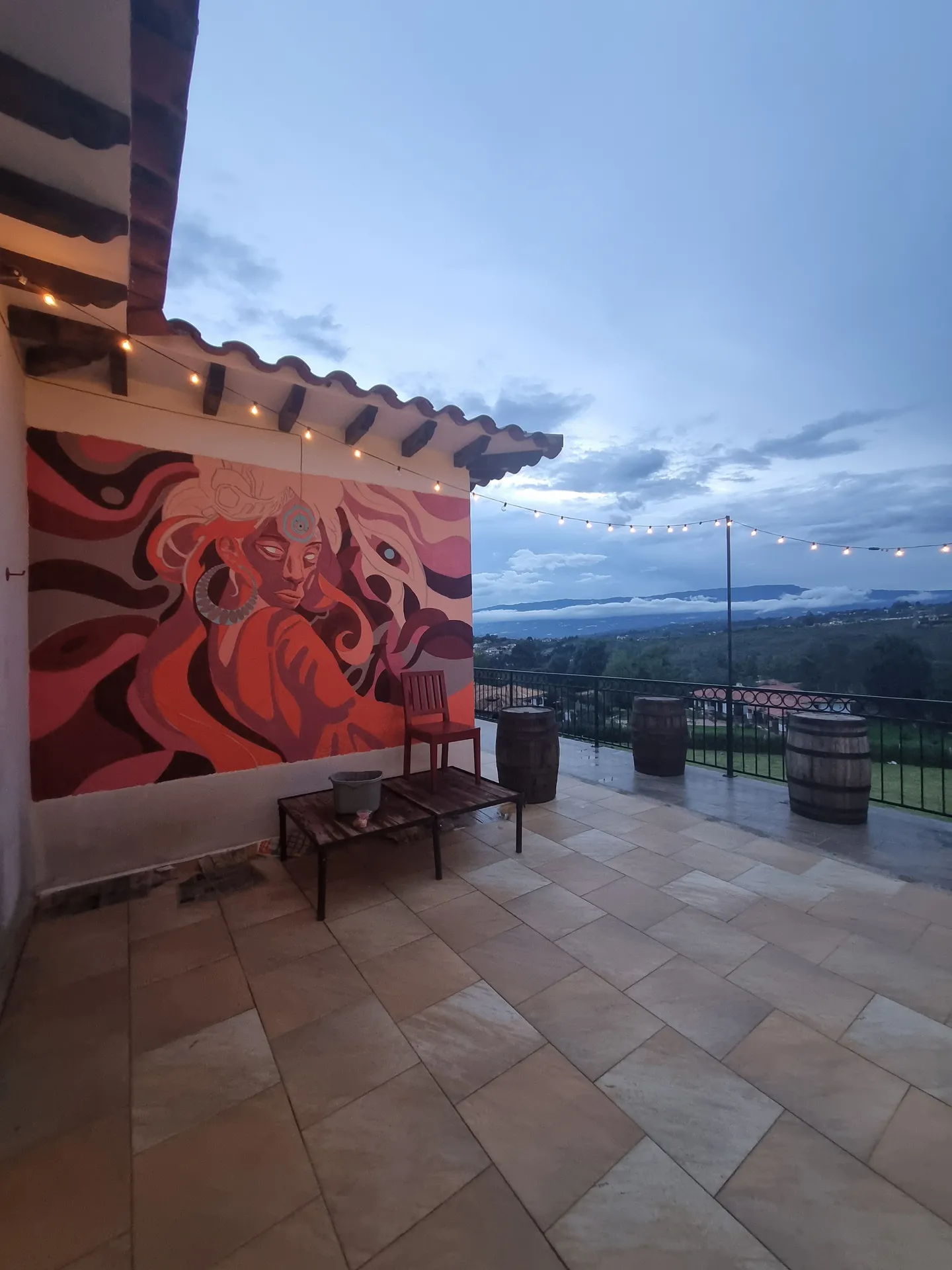 Diseño de mural para Paella de Leyva