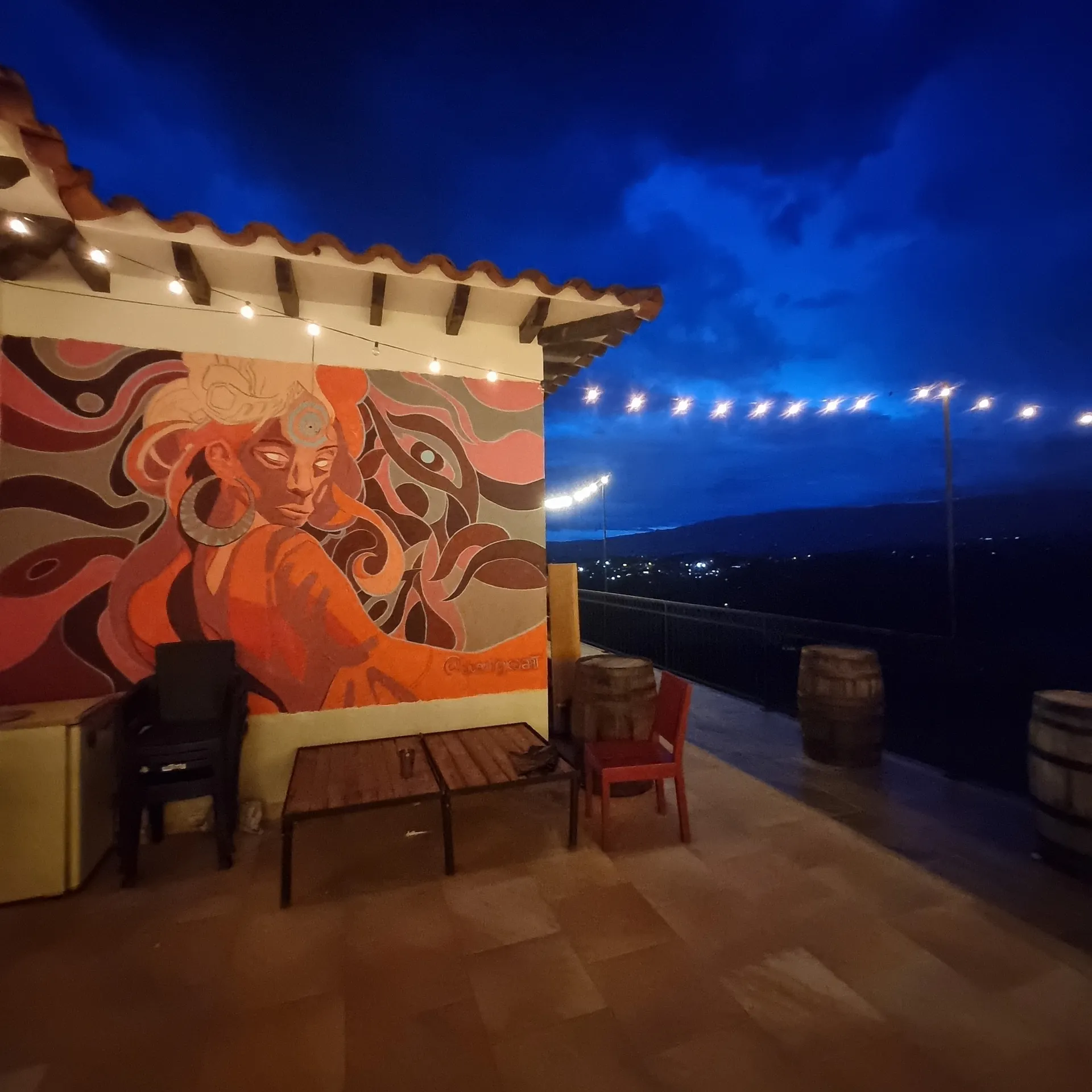 Diseño de mural para Paella de Leyva