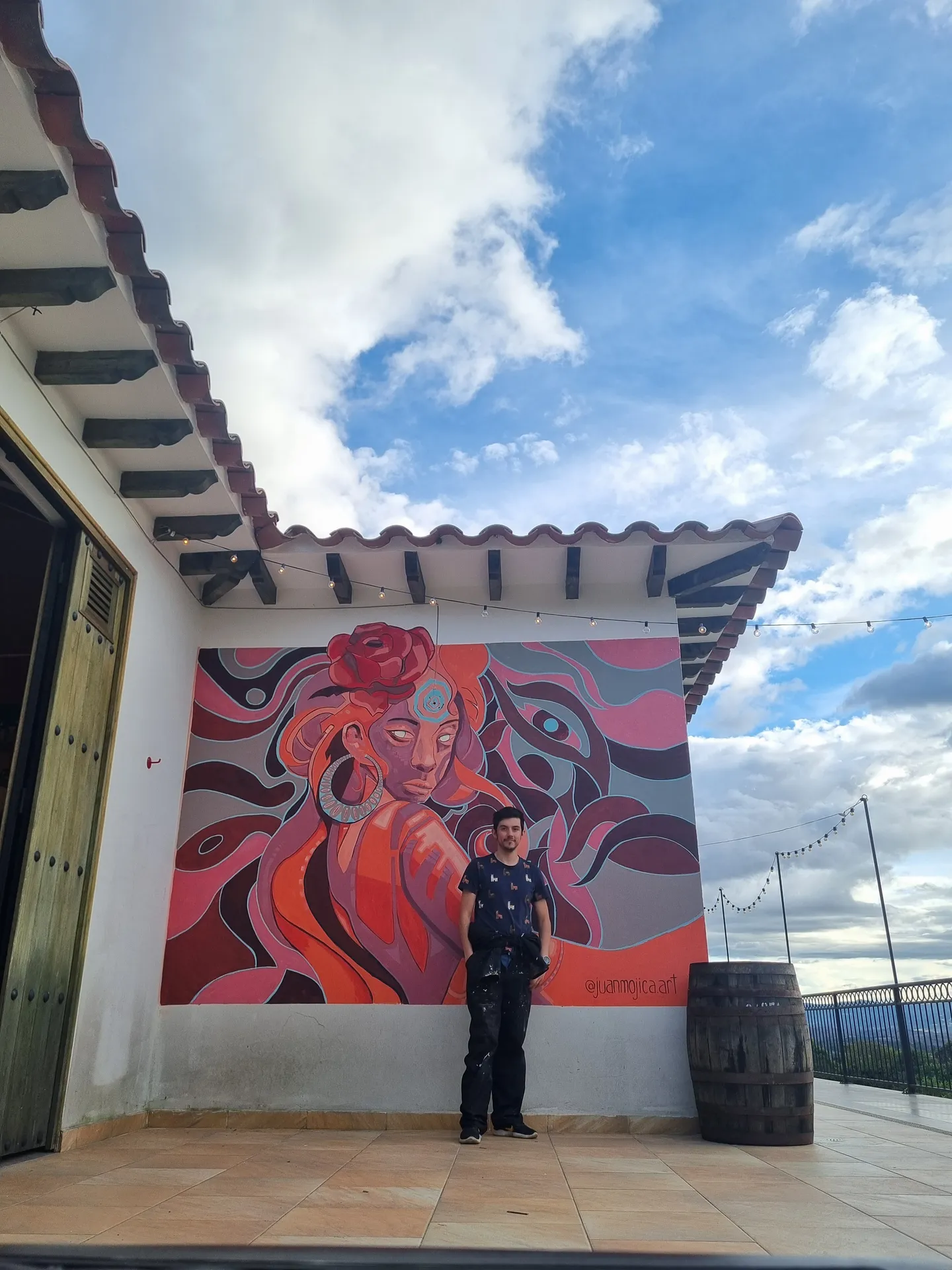 Diseño de mural para Paella de Leyva