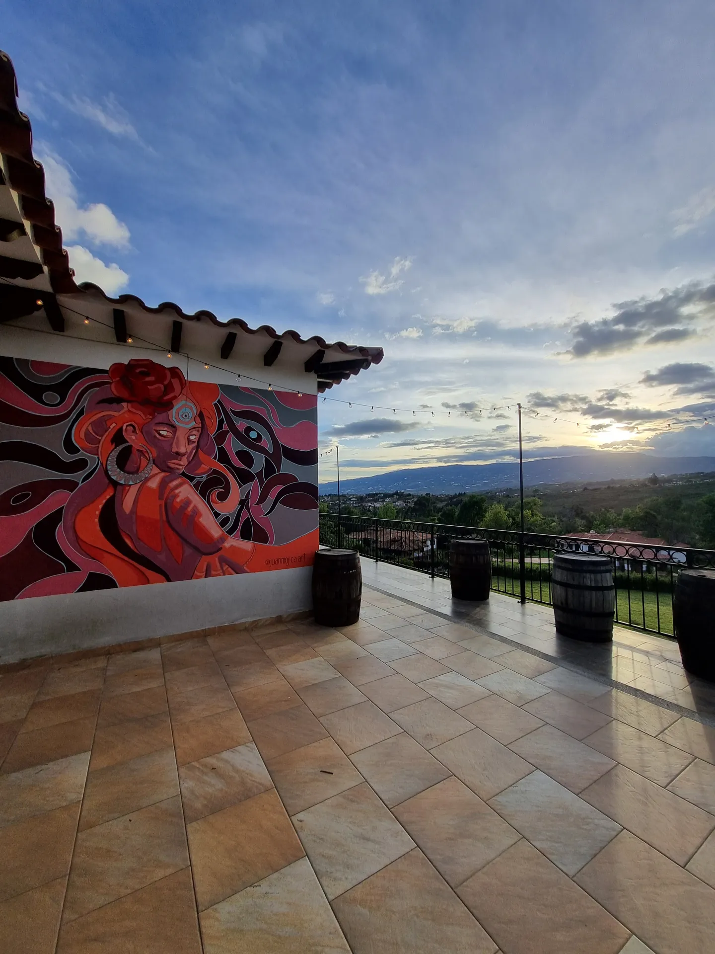 Diseño de mural para Paella de Leyva