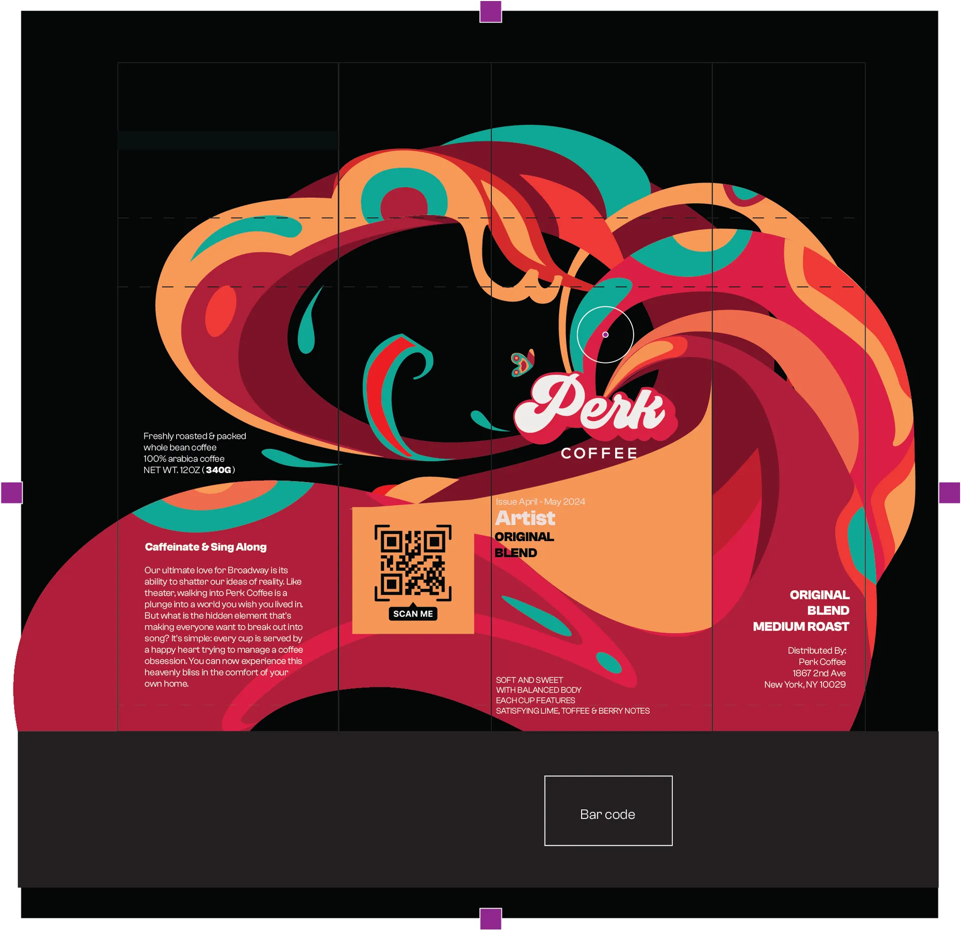 Perk Coffee: rediseño