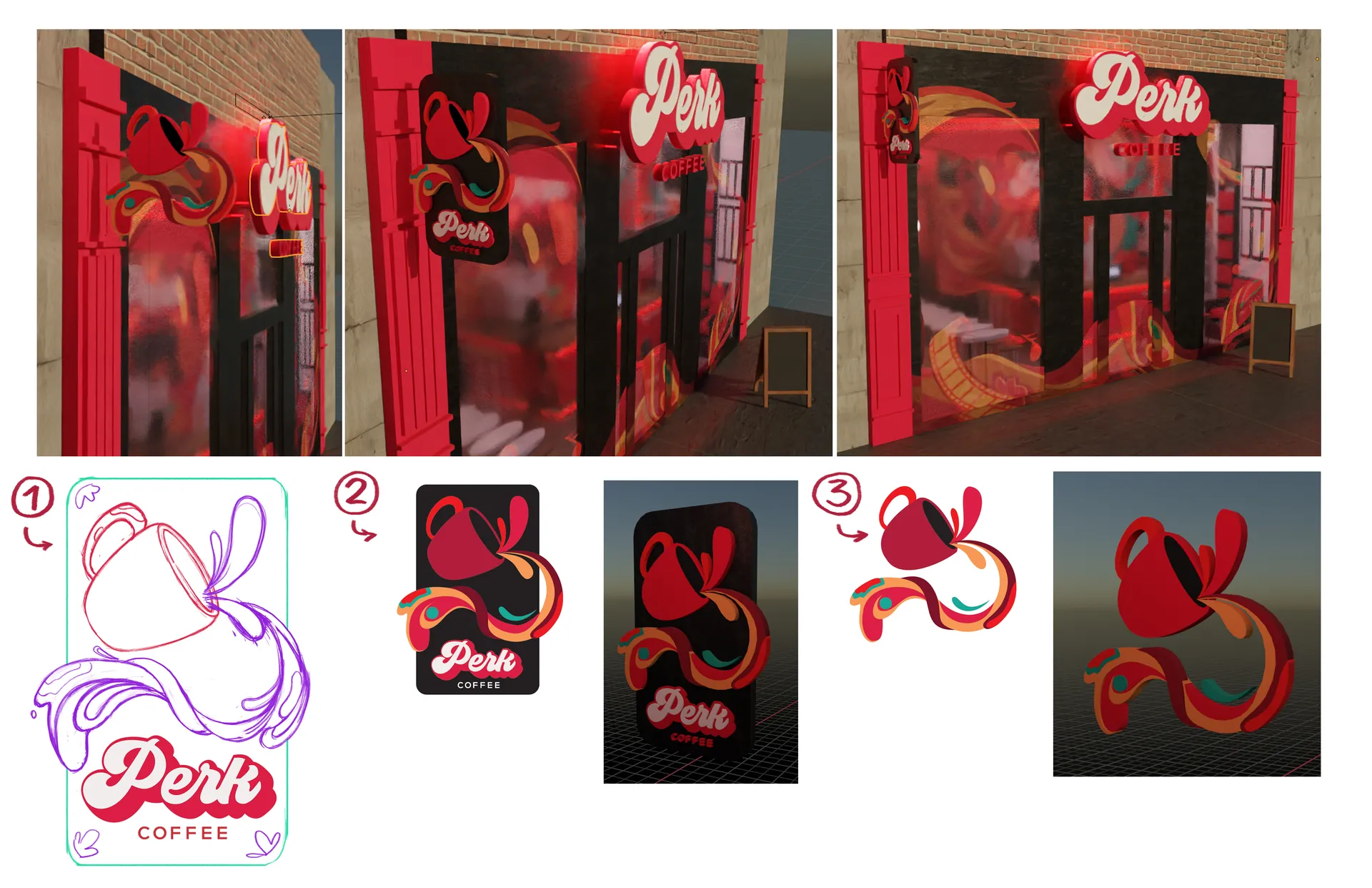 Perk Coffee: rediseño
